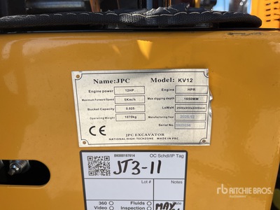 KV12 Mini Excavator (Unused)