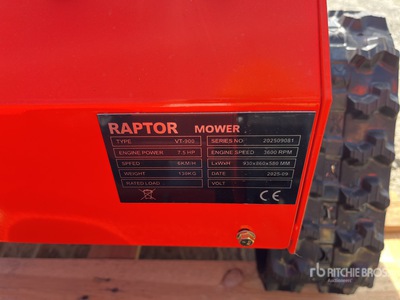 Raptor VT900 Cortacesped (Unused)