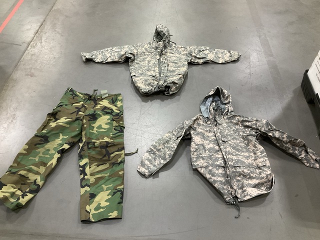 (10) Cold Weather Parkas, (19) Pairs of Cold Weather Trousers & Assorted Items