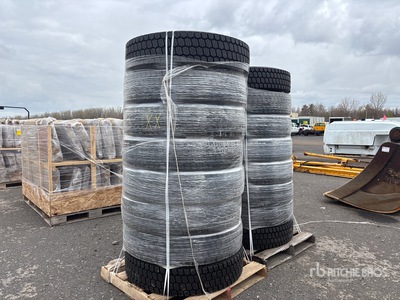 Quantity of (16) 11R22.5 GOsnow Retread Tires