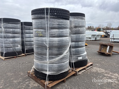 Quantity of (16) 11R22.5 GOsnow Retread Tires