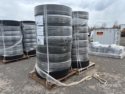 Quantity of (16) 11R22.5 GOsnow Retread Tires