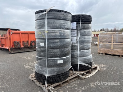 Quantity of (16) 11R22.5 GOsnow Retread Tires