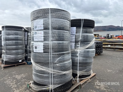 Quantity of (16) 11R22.5 GOsnow Retread Tires
