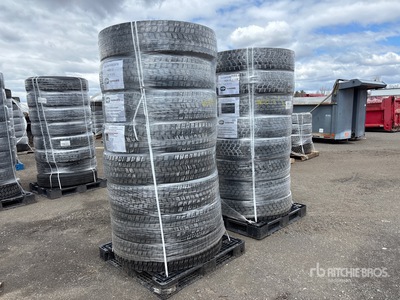 Quantity of (16) 11R22.5 Retread Tires (Unused)