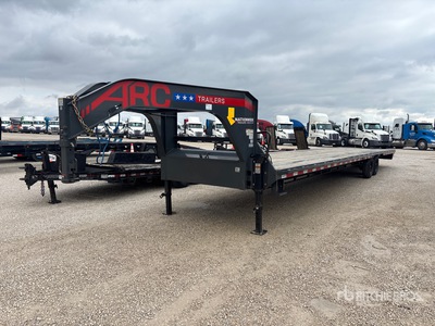 2026 Metalium Industries 40 ft T/A Gooseneck Flatbed Trailer
