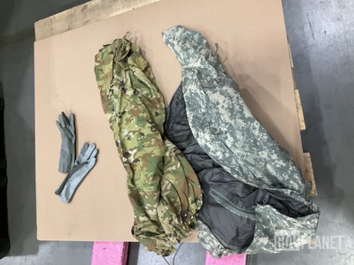 (14) Wet Weather Jackets, (1) Pair of Flyer’s Gloves & Assorted Items