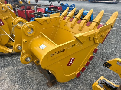 2026 HW BKT336D60HD 60 in 1.60 m3 Digging Excavator Bucket - Fits Cat 336D (Unused)