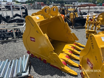 2026 HW BKT336D60HD 60 in 1.60 m3 Digging Cazo para excavadora - Fits Cat 336D (Unused)