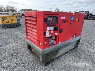 Europower Generators 33 kVA Skid-Mounted Generator Set (Inoperable)