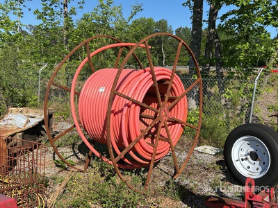 Spool of 2 in Orange Underground Conduit Pipe