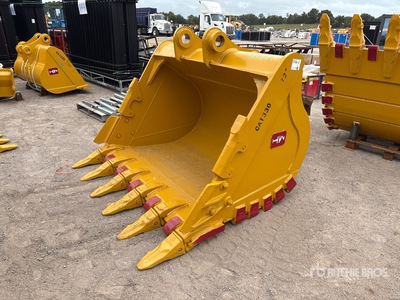 2026 HW BKTCAT33072HD 72 in Heavy Duty Digging エクスカベーター用バケット - Fits Cat 330 (Unused)