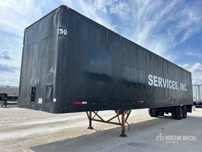 1992 Wabash 48 ft x 102 in T/A バントレーラー