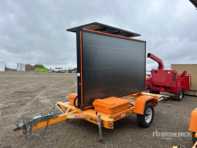 2019 Solar Tech Silent Messenger Solar Informationstafel