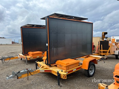 2015 Solar Tech Silent Messenger Solar Informationstafel