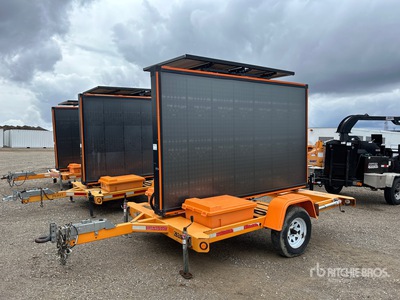 2019 Solar Tech Silent Messenger Solar Informationstafel