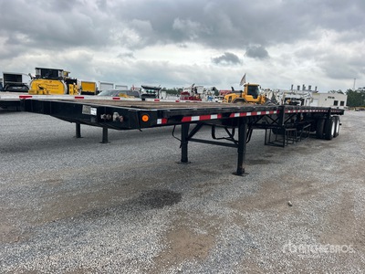 2001 Great Dane GPAWS245 48 ft T/A Flatbed Trailer