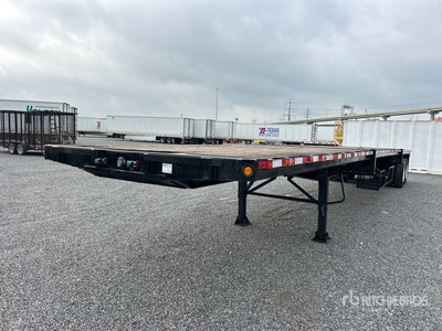 2000 Fontaine FTW-5-8048SLWK 48 ft T/A Flatbed Trailer