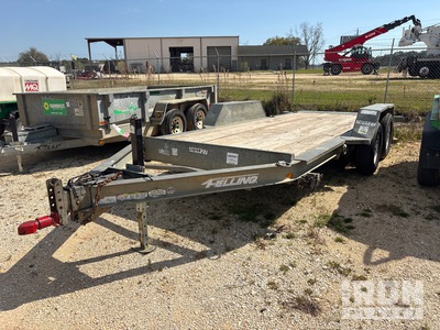 2016 Felling FT-10IT-I-G 18 ft T/A Tilt Deck Trailer