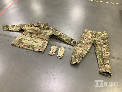 (1) Extreme Cold Weather Parka, (12) Pairs of Gloves & Assorted Items