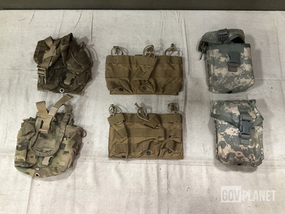 (85) Canteen Pouches, (26) M4 Three Modular Speed Draw Pouches & Assorted Items