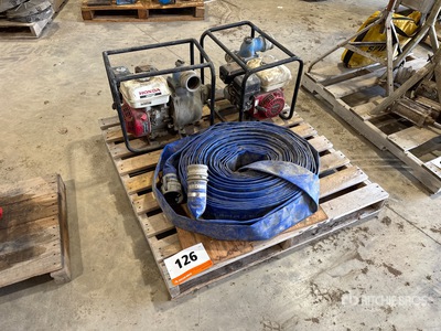 Quantity of (2) Honda WB30XT مضخة مياه