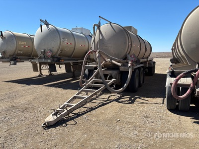 2011 Beall 6800 gal Quad/A Pup Vacuümtanker Aanhangwagen