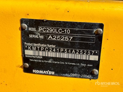 2013 Komatsu PC290LC-10 حفارة بجنزير