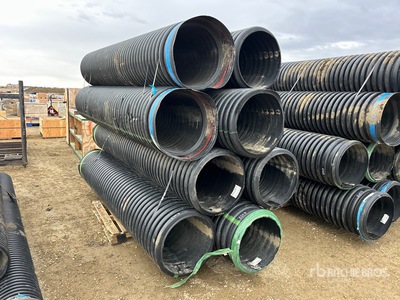 Quantity of (8) 18 In. x 3 Meter Pipe