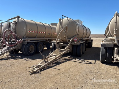 Beall 6800 gal Quad/A Pup Rimorchio cisterna con aspirazione