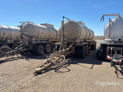 2011 Beall 6800 gal Quad/A Pup Vacuum Tanker Trailer