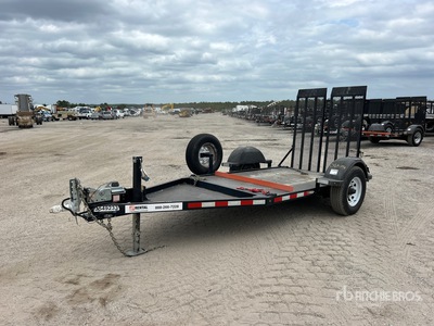 2020 MMDI 2800 lb 8 ft S/A Equipment Trailer