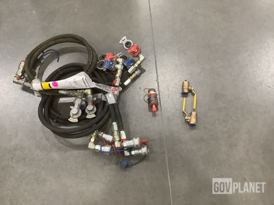 (1) Drain Fuel Valve, (3) Hose Assemblies & Assorted Items