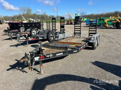 2021 Pratt 14 ft T/A Equipment Trailer