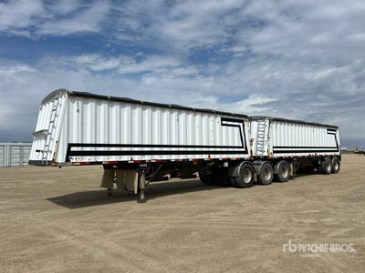 2001 Lode King HGT30-2 Tri/A Super B-Train Lead 穀物用トレーラー