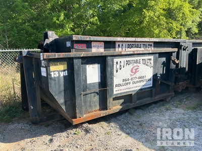 Quantity of (2) 13 cyd Container scarrabile