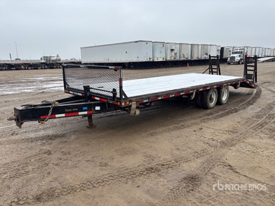 Trailtech 27 ft T/A Remolque Portamaquinaria