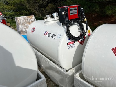 AM-Tank 490 gal Skid Mounted Steel Diesel Fuel Tank