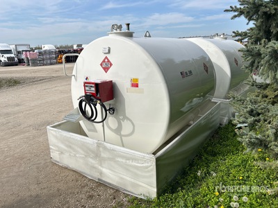 2026 AM Tank 2300N 2376 gal Skid Mounted Steel Diesel Fuel Tank (Unused)