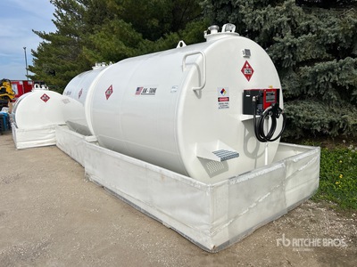 2376 gal Skid Mounted Steel Diesel Benzinetank