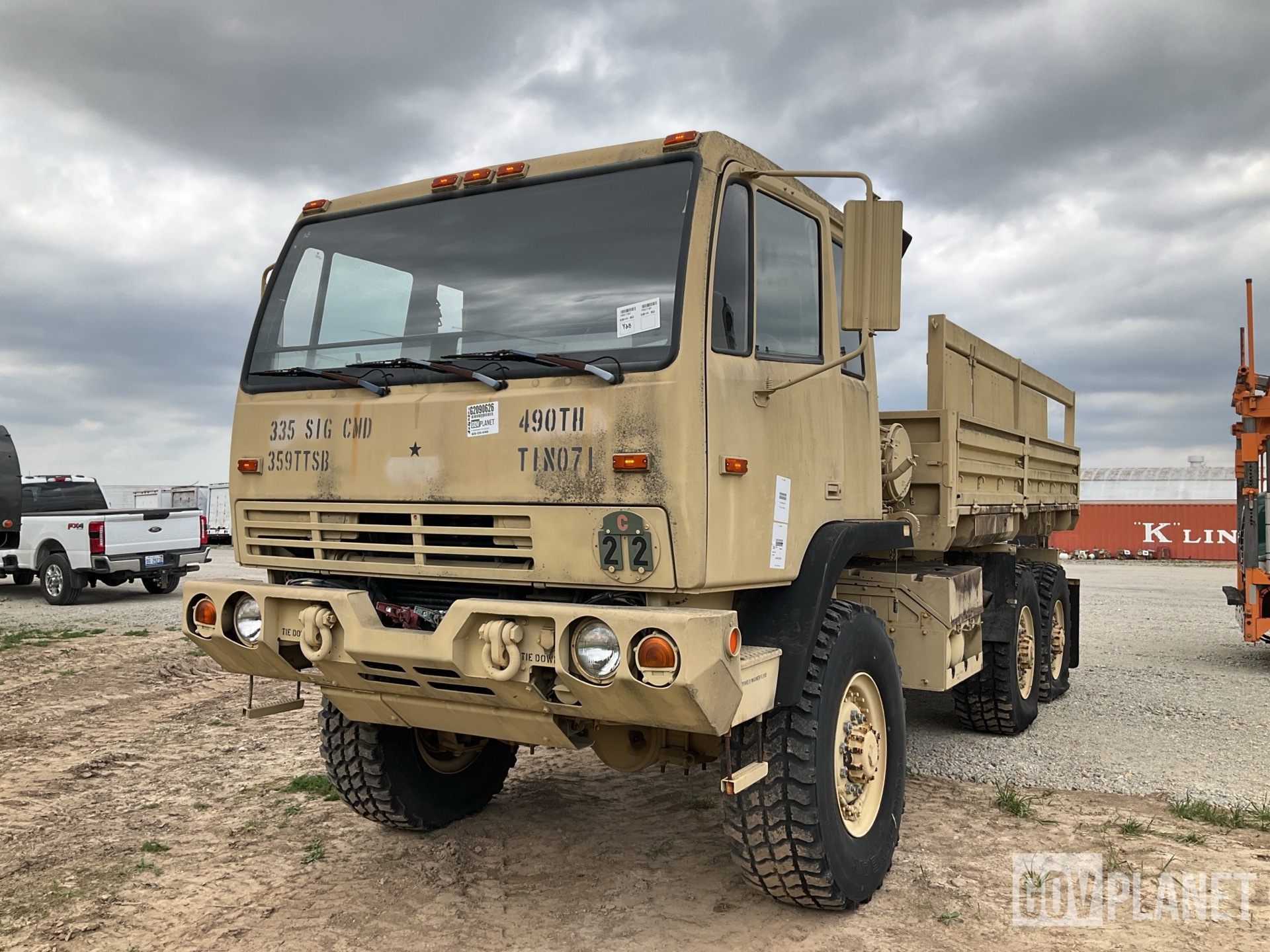 Surplus 1996 Stewart & Stevenson M1083A0 MTV 6x6 Cargo Truck in