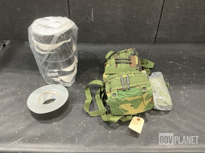 (1) Chaplain's Kit, (15) Pairs of Gaiters, (24) Rolls of Tape & Assorted Items