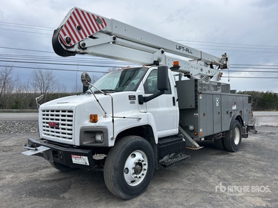 2008 Lift-All LOM-50-1S 50 ft on 2009 GMC C7500 4x2 Bucket Truck