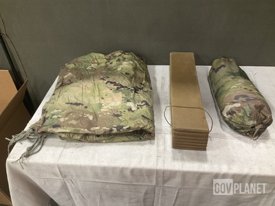 (21) Tarpaulins, (6) Litefighter Shelters, (25) Sleeping Mats & Assorted Items
