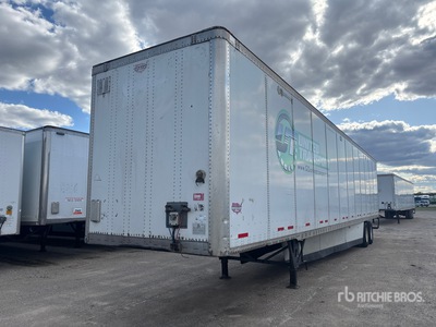 2015 Wabash DVCVHPC 53 ft x 102 in T/A Van Trailer