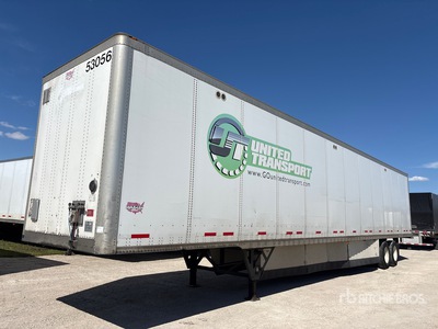 2015 Wabash DVCVHPC 53 ft x 102 in T/A Van Trailer
