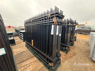 Quantity of (20) Canex 10 ft x 7 ft Wrought Iron Bauzaun (Unused)