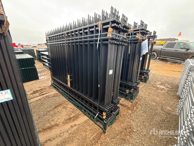 Quantity of (20) Canex 10 ft x 7 ft Wrought Iron Bauzaun (Unused)