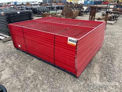 Quantity of (30) Canex 7 ft 5 in x 5 ft 10 in Site Fence (Unused)