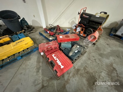 Quantity of (5) Core Drills, (2) Saws, and (1) Socket Set